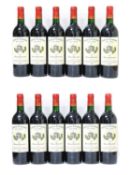 Château Lanessan 2000 Haut-Médoc (twelve bottles)