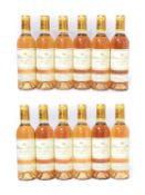 Château d'Yquem 1999 Lur-Saluces, Sauternes (twelve half bottles)