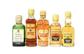 Gordon's Special Dry London Gin, 1950s spring cap bottling, 70º proof (one miniature bottle)
