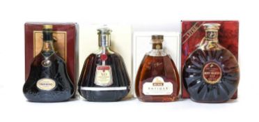 Martell X.O. Cordon Supreme Cognac (one bottle), Hine Antique Très Rare Fine Champagne Cognac (one