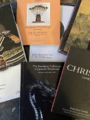 A collection of largely Christie's and Sotheby's catalogues relating to Japanese art, design and arm