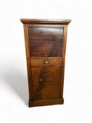 A late George III mahogany pot cupboard