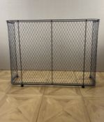 A modern steel wire mesh nursery fire guard