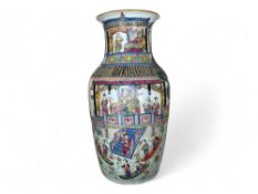 A 19th century Chinese famille rose vase