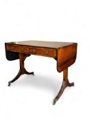 A Regency rosewood sofa table