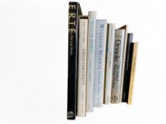A collection of books on The Decorative Arts - Monographs