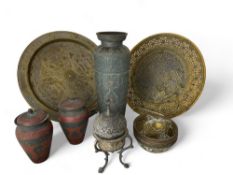 A group of Far Eastern and Islamic metalware