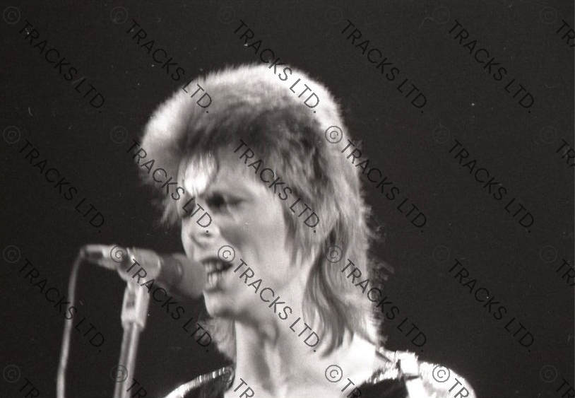 David Bowie 1973 Ziggy Stardust Tour Negatives With Copyright (UK) - Image 2 of 3