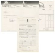 Thin Lizzy Town Hall Cheltenham Performance Contract & Correspondence (UK)