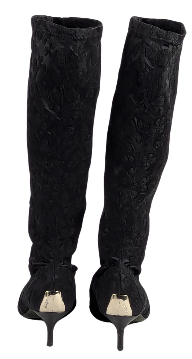 Olivia Newton-John Owned Black Donald J Pliner Boots (USA) - Image 2 of 2