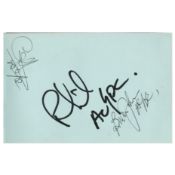 New Order, Thin Lizzy, Johnny Cash & Others Autograph Book (UK)