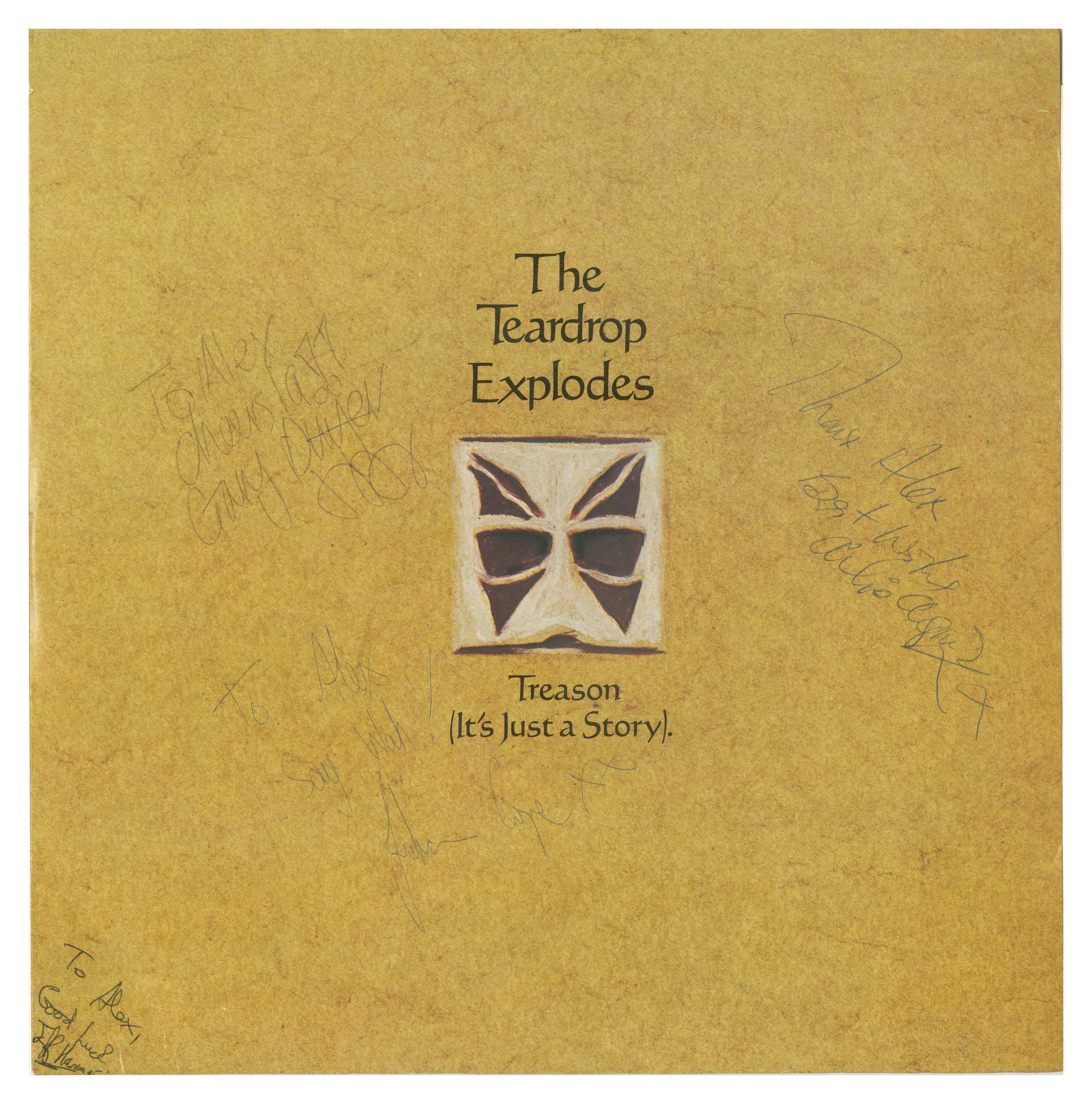 The Teardrop Explodes Autographed Treason (It’s Just A Story) Single (UK)