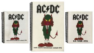 AC/DC 1996 Ballbreaker Tour Itineraries (USA/Australia/New Zealand)