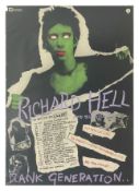 The Clash & Richard Hell 1977 UK Tour Poster (UK)