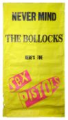 Sex Pistols 1977 Never Mind The Bollocks Here's The Sex Pistols Promotional Poster (UK)