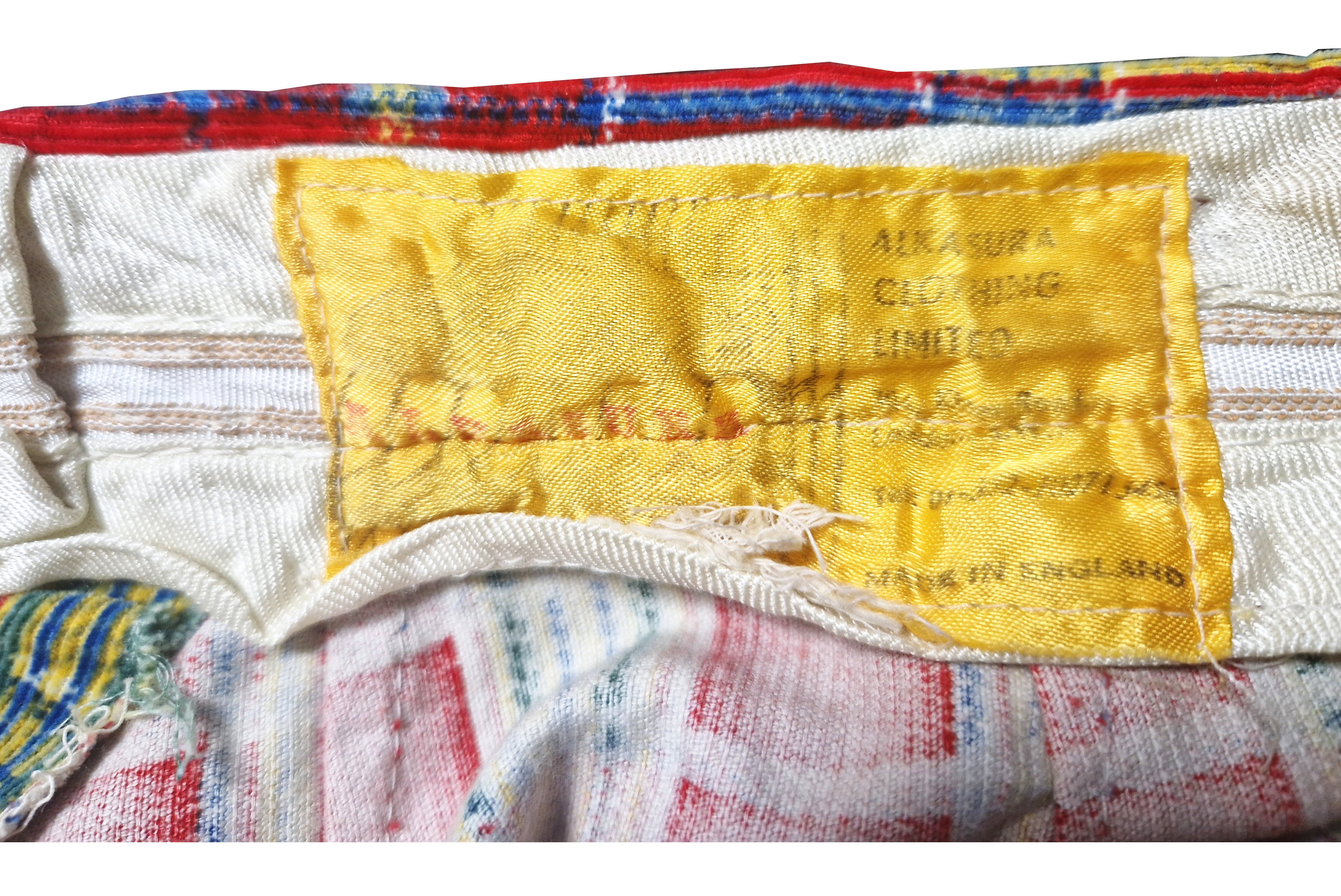 Marc Bolan Owned & Worn Tartan Trousers (UK) - Image 3 of 9