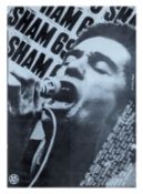 Sham 69 1978 Rock Against Racism Poster (UK)