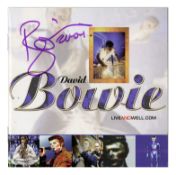 David Bowie 2001 Signed liveandwell.com CD Booklet (UK)