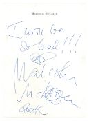 Malcolm McLaren 2004 Signature (UK)