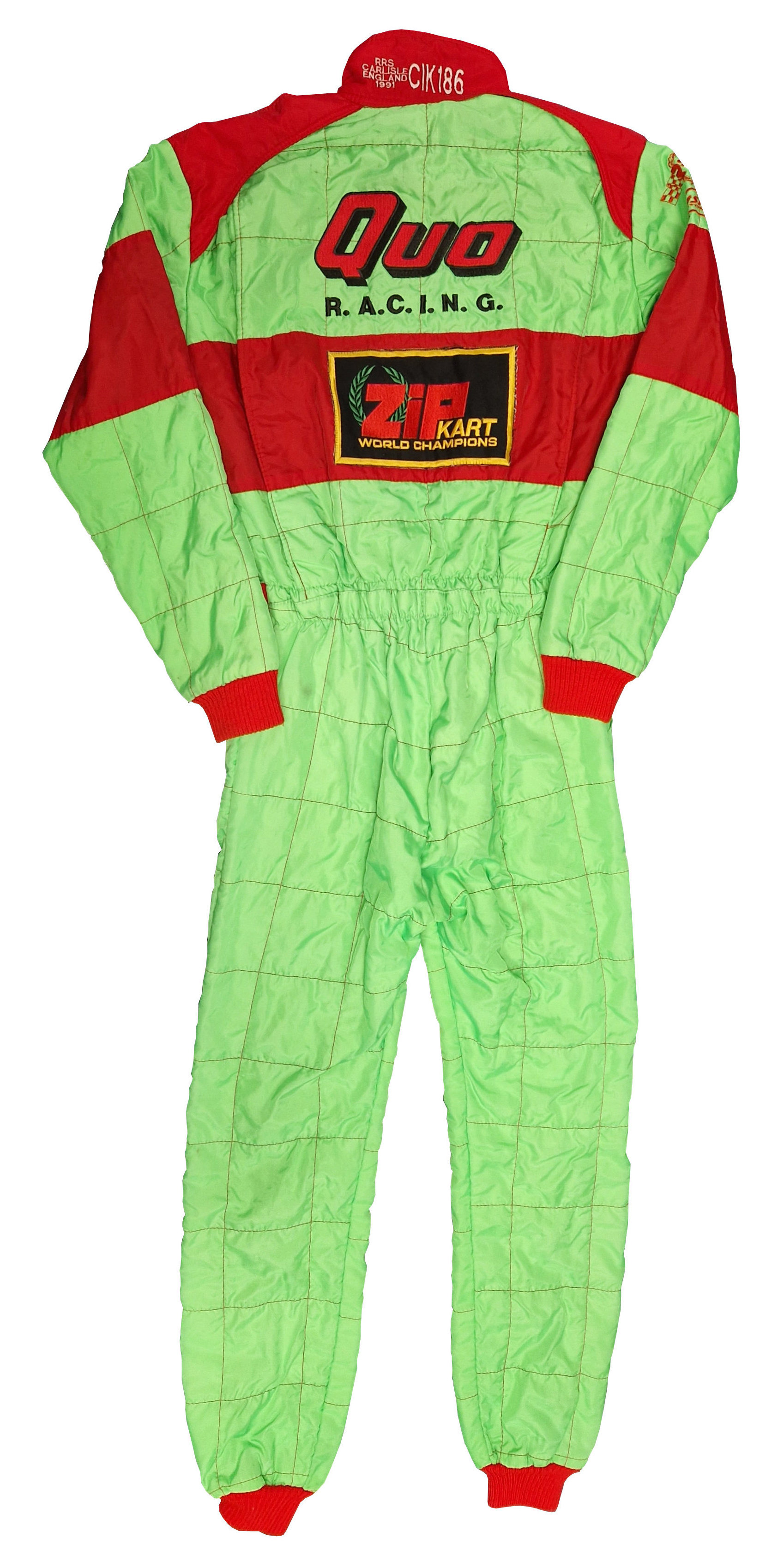 Rick Parfitt Status Quo 1991 Carting Crew Jumpsuit (UK) - Image 2 of 2