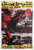 The Undertones 1980 Lancaster University Concert Poster (UK)