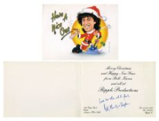 Bill Wyman Handwritten Ripple Productions Christmas Card (UK)