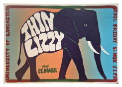 Thin Lizzy 1976 Lancaster University Concert Poster (UK)