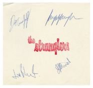 The Stranglers Autographs (UK)
