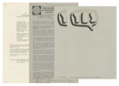 Yes 1968/1969 Press Releases & Letterhead Paper (UK)