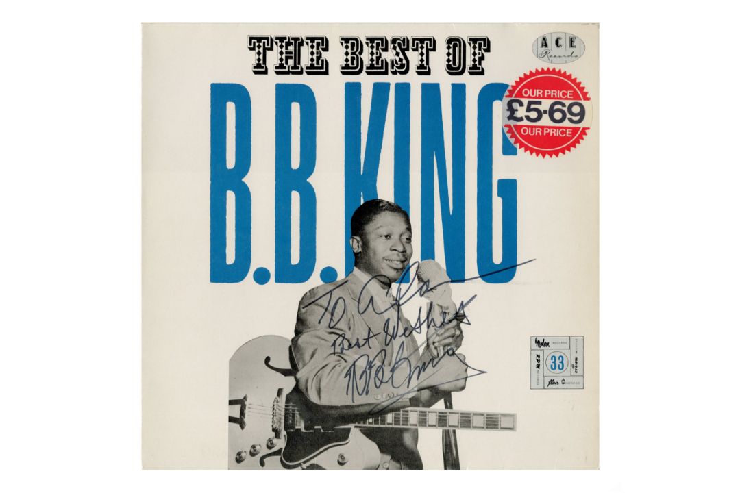 The Best Of B.B King Autographed LP (UK)