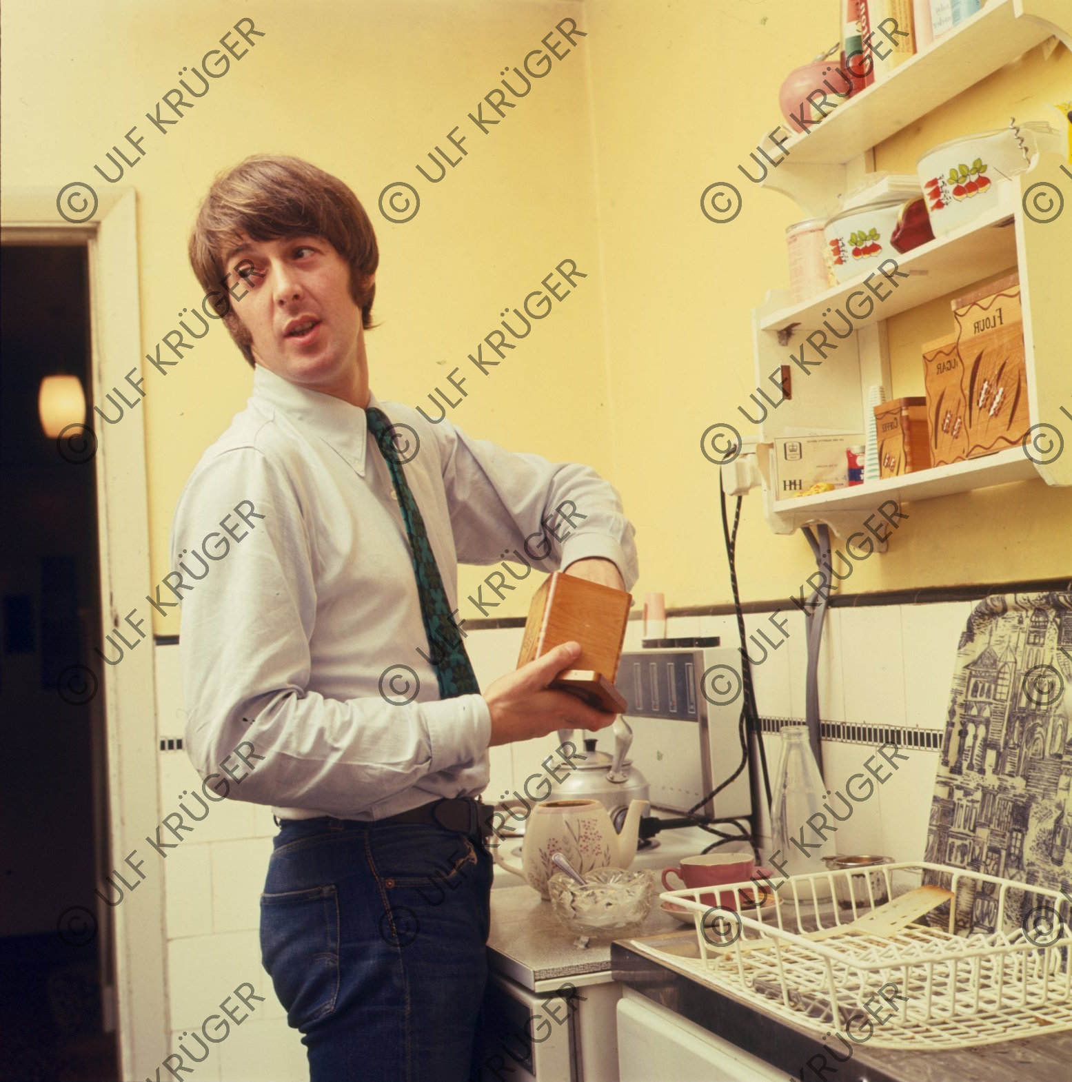 Spencer Davis 1967 Hamburg Gunter Zint Negatives & Contact Sheet (Germany)