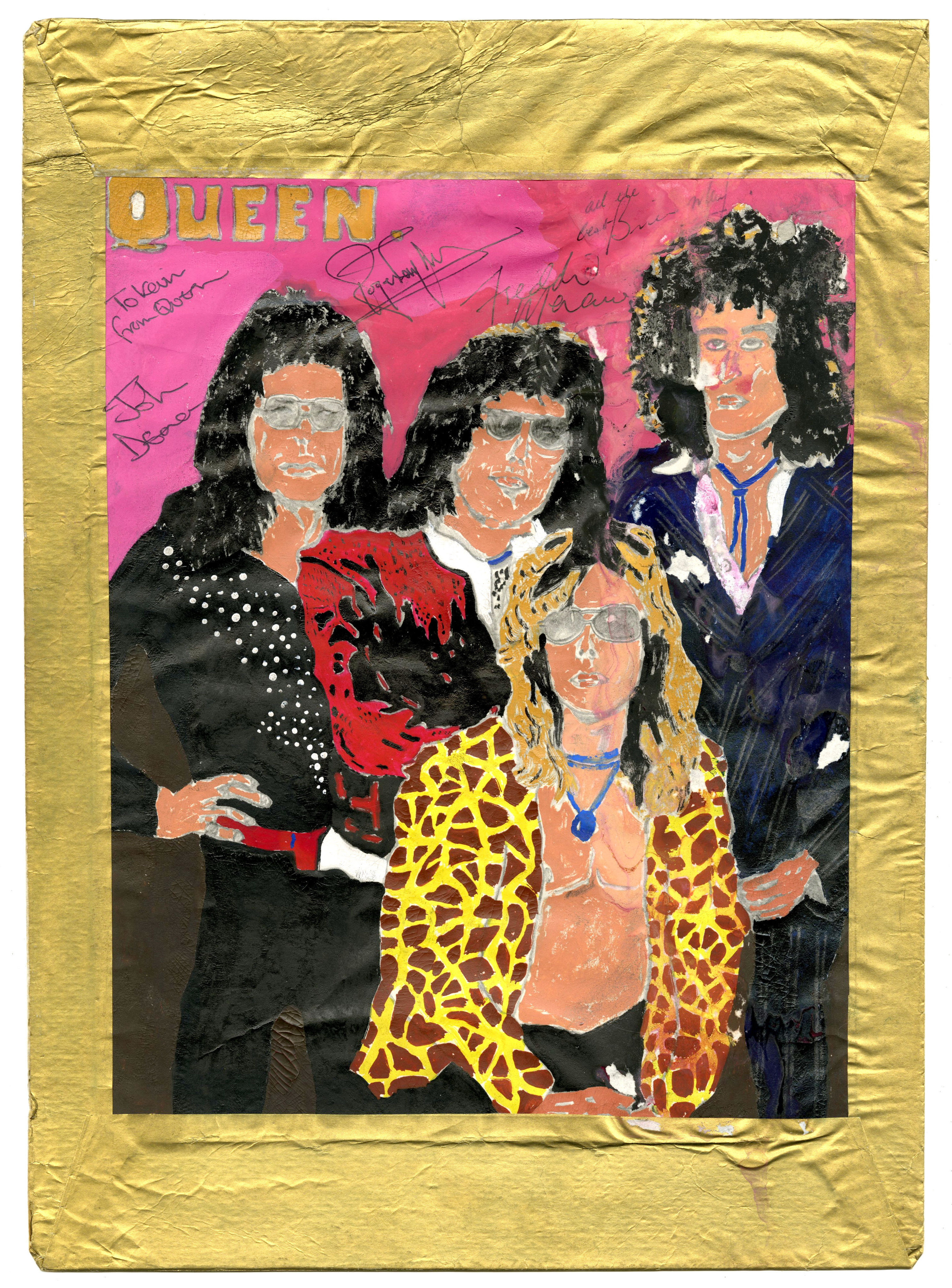 Queen 1975 Signed Artwork (UK)