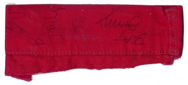Captain Sensible Signed Boiler Suit Cuff (UK)