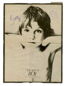Bono & Adam Clayton Signed 1980 Boy Record Mirror Advertisement Cutting (UK)