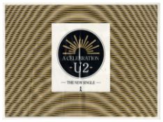 U2 1982 A Celebration Promotional Window Sticker (UK)