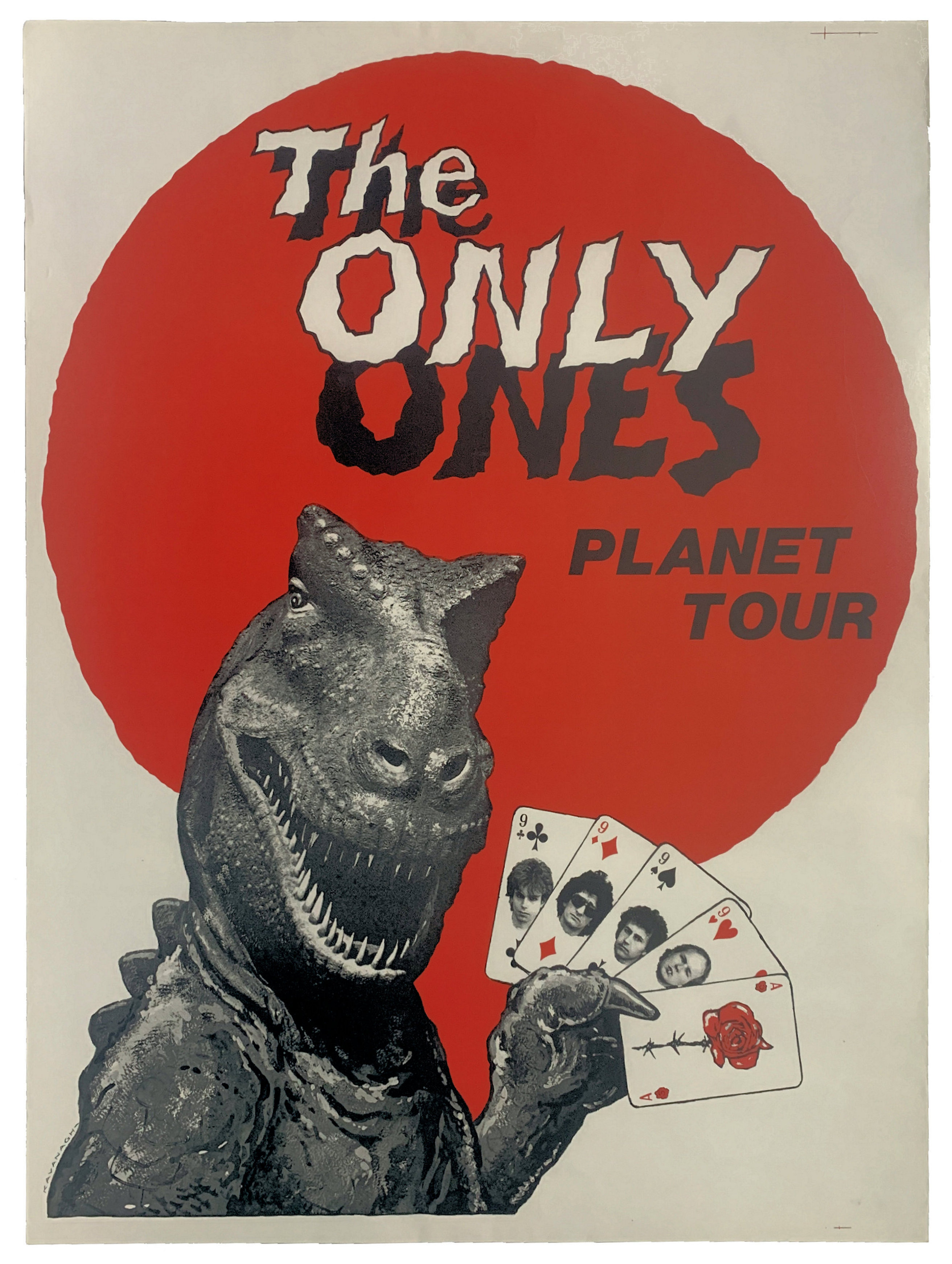 The Only Ones 1978 Planet Tour Poster (UK)