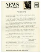 Bob Dylan 1968 John Wesley Harding CBS Records Press Release (UK)