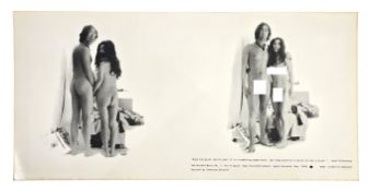 John Lennon Yoko Ono Two Virgins Mono Album Cover Proof (UK)