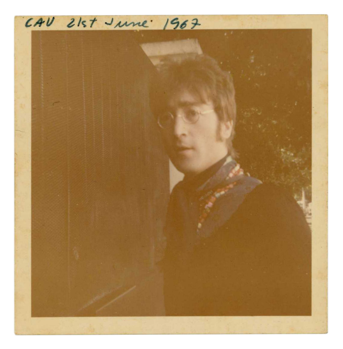 John Lennon 1968 Autographed Snapshot & Unsigned 1967 Snapshot Lizzie Bravo Collection (UK) - Image 3 of 4