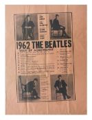 The Beatles 1962 Year Of Achievement Poster (UK)