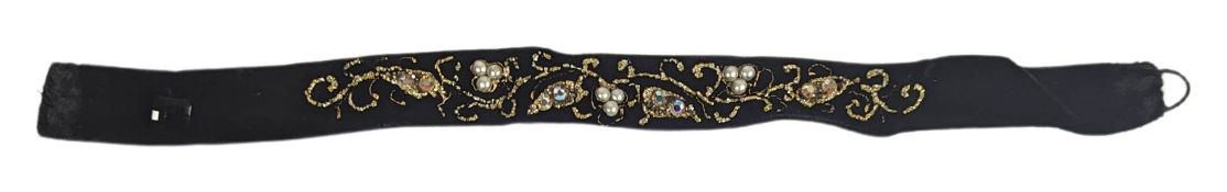 Mary Hopkin Owned Black Velvet Choker Necklace (UK)