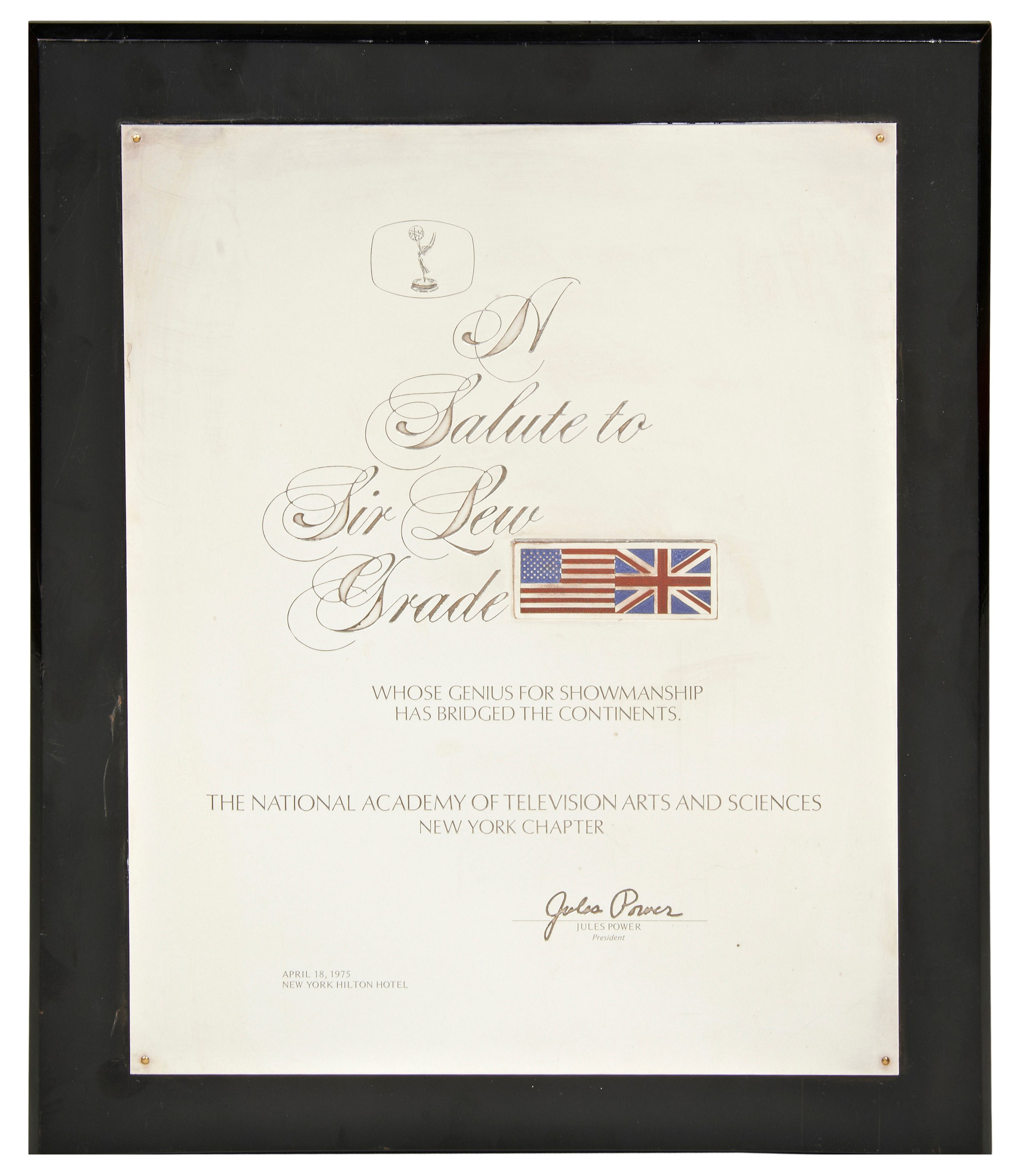 A Salute To Lou Grade 1975 Concert Award New York John Lennon’s Last Live Public Performance (USA)