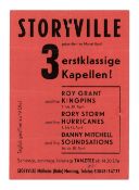 Rory Storm And The Hurricanes Concert Handbill (Germany)