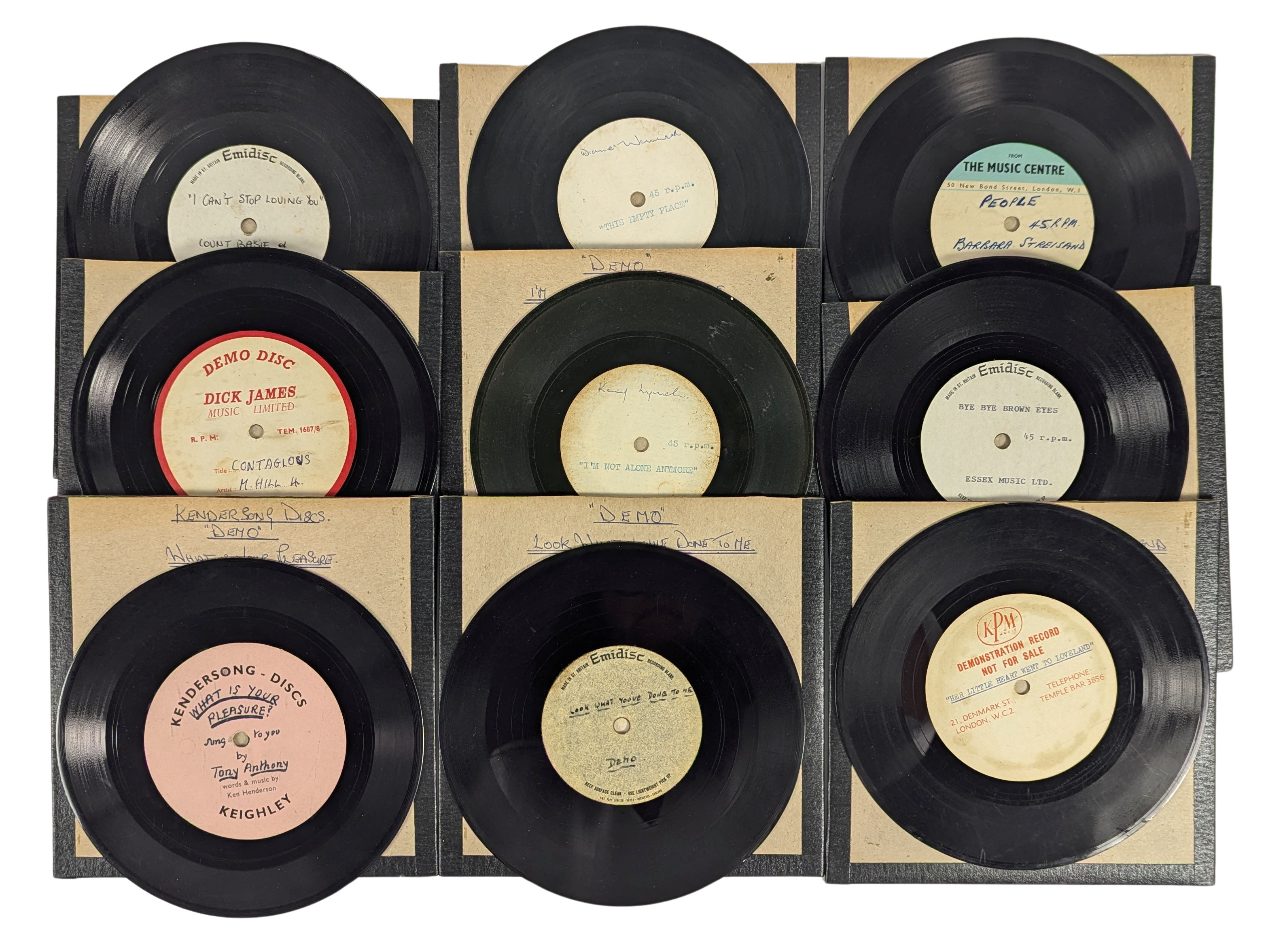 Cilla Black Collection Of 7 Inch Acetates (UK)