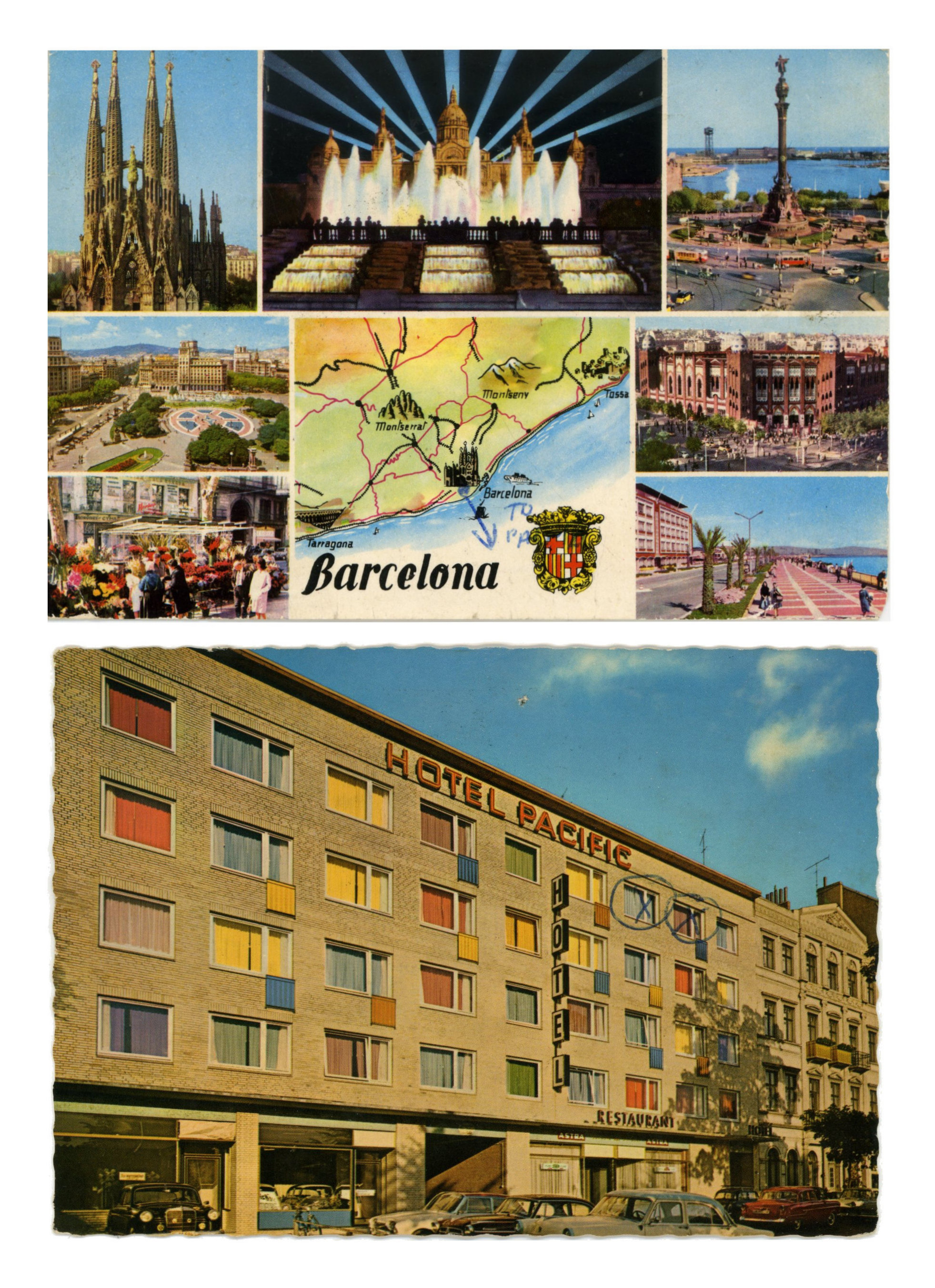 Johnny Guitar 1960s Handwritten Postcards (UK) - Image 2 of 2