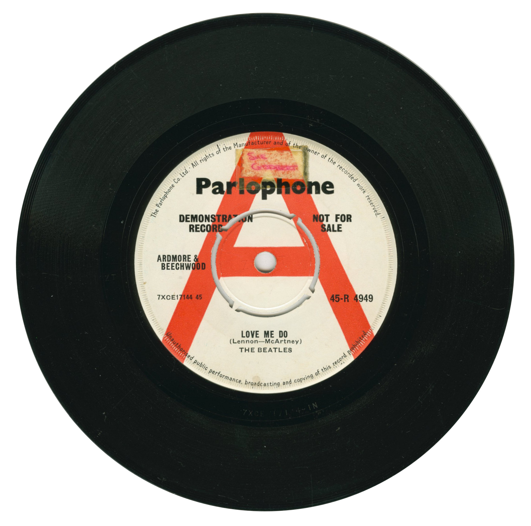 The Beatles Love Me Do A-Label Demonstration Record (UK)