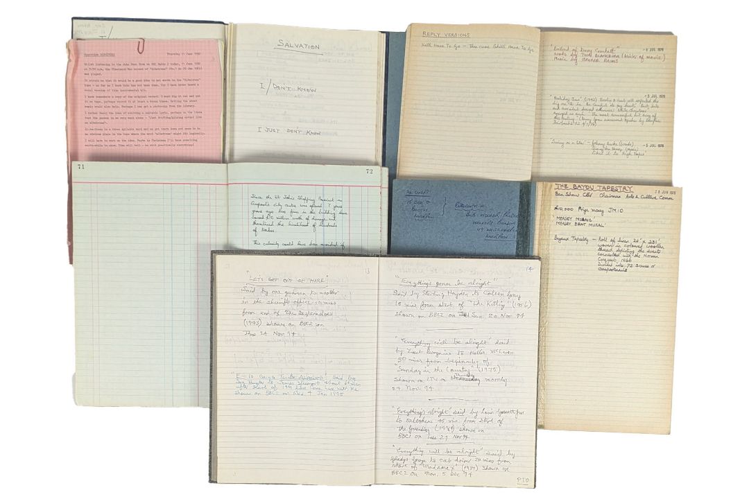 Bob Wooler Collection Of Notebooks (UK) - Image 1 of 3