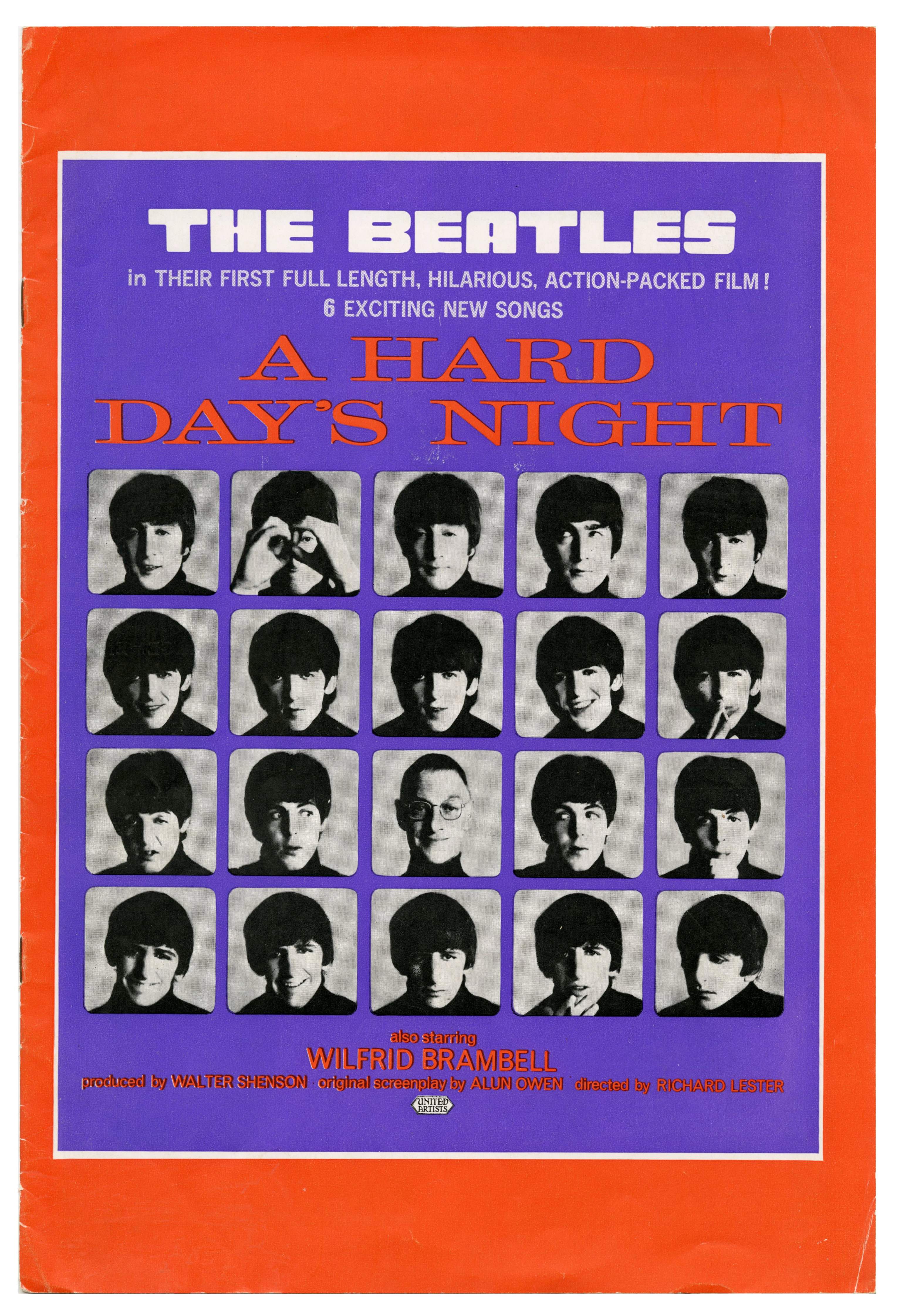 The Beatles 1964 A Hard Day’s Night United Artists Exhibitors Campaign Book (UK)