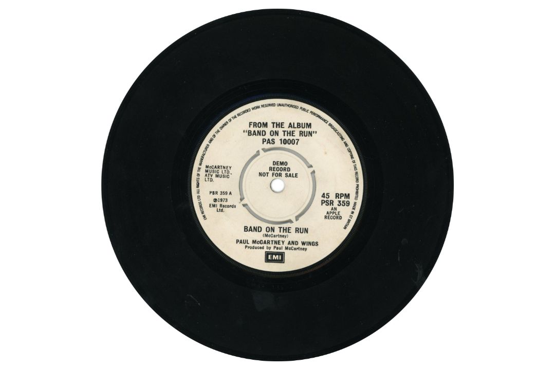 Paul McCartney 1974 Band On The Run EMI White Label Promotional Demonstration Record PSR 359 (UK) - Image 1 of 4