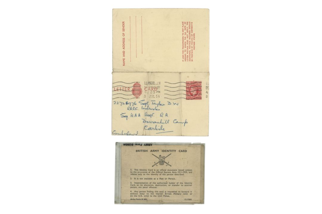Derek Taylor British Army Identity Card And Rank Insignia (UK) - Image 3 of 3